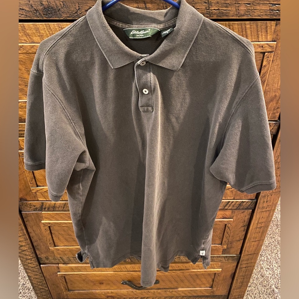 Eddie Bauer polo shirt sleeve shirt